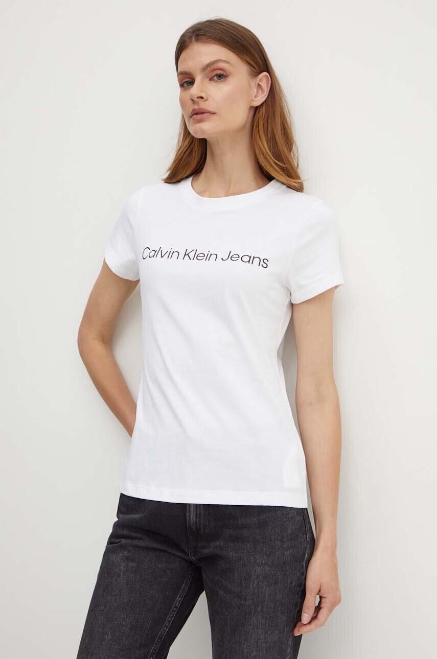 CALVIN KLEIN JEANS Памучна тениска