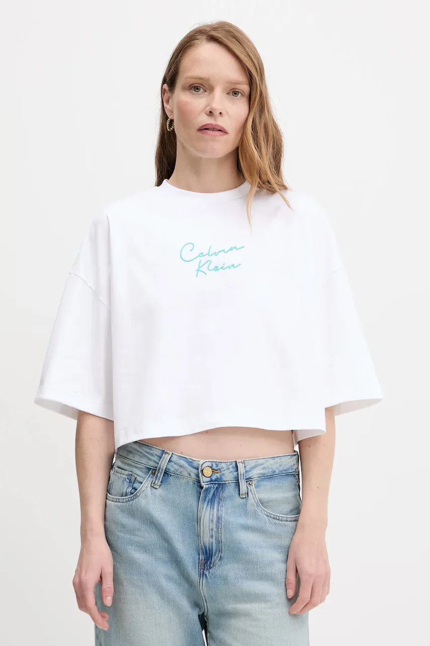 CALVIN KLEIN JEANS Памучна тениска