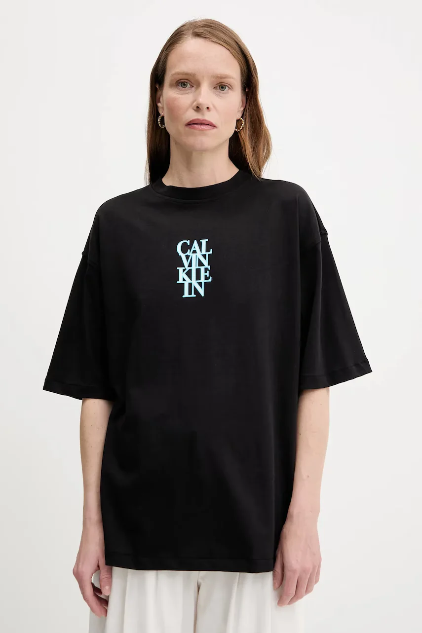 CALVIN KLEIN JEANS Памучна тениска