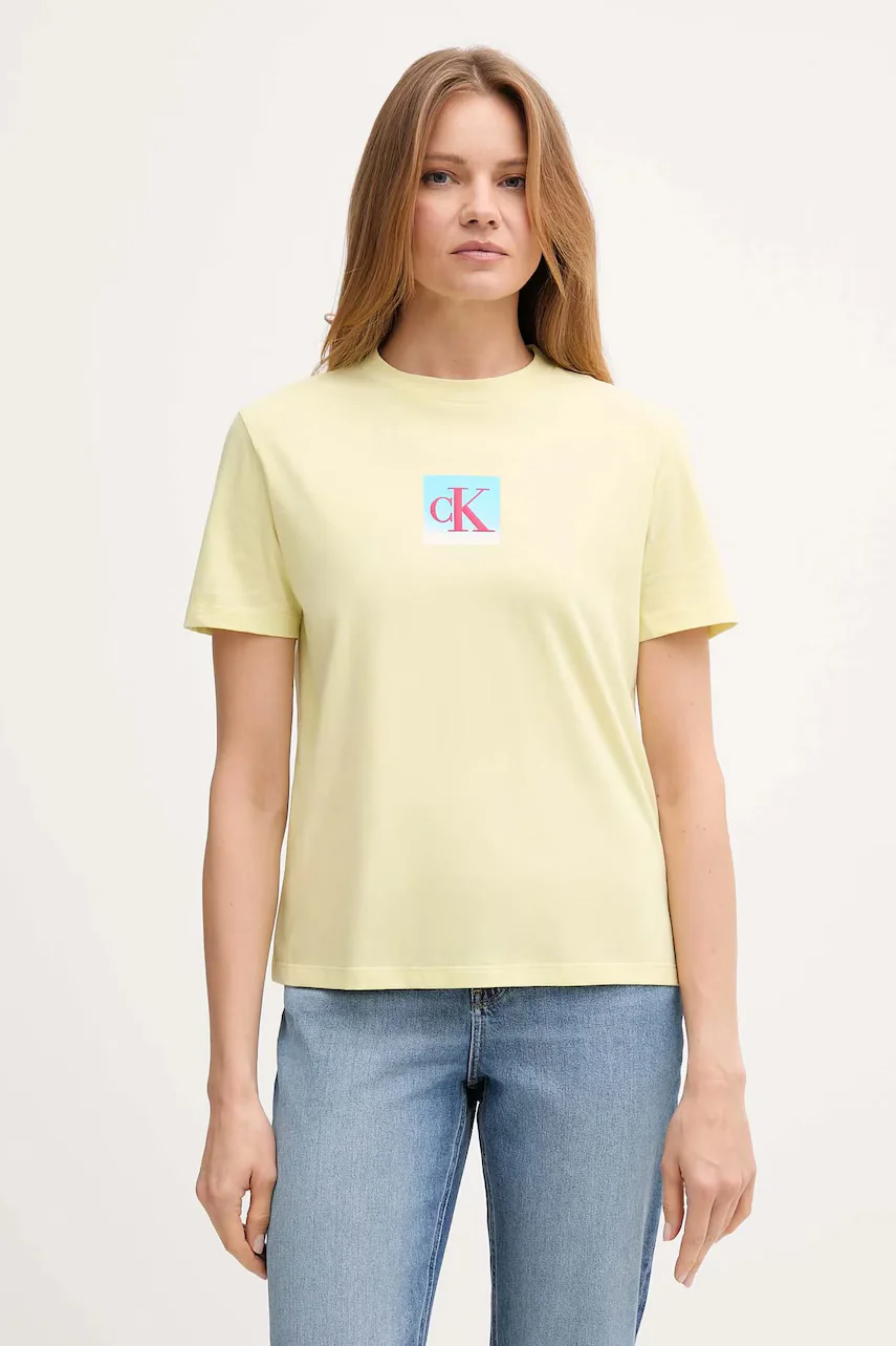 CALVIN KLEIN JEANS Памучна тениска