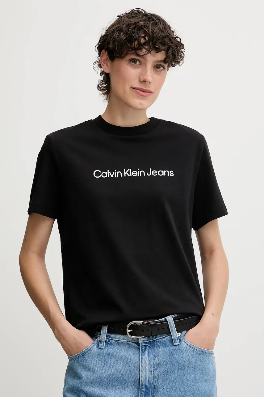 CALVIN KLEIN JEANS Памучна тениска