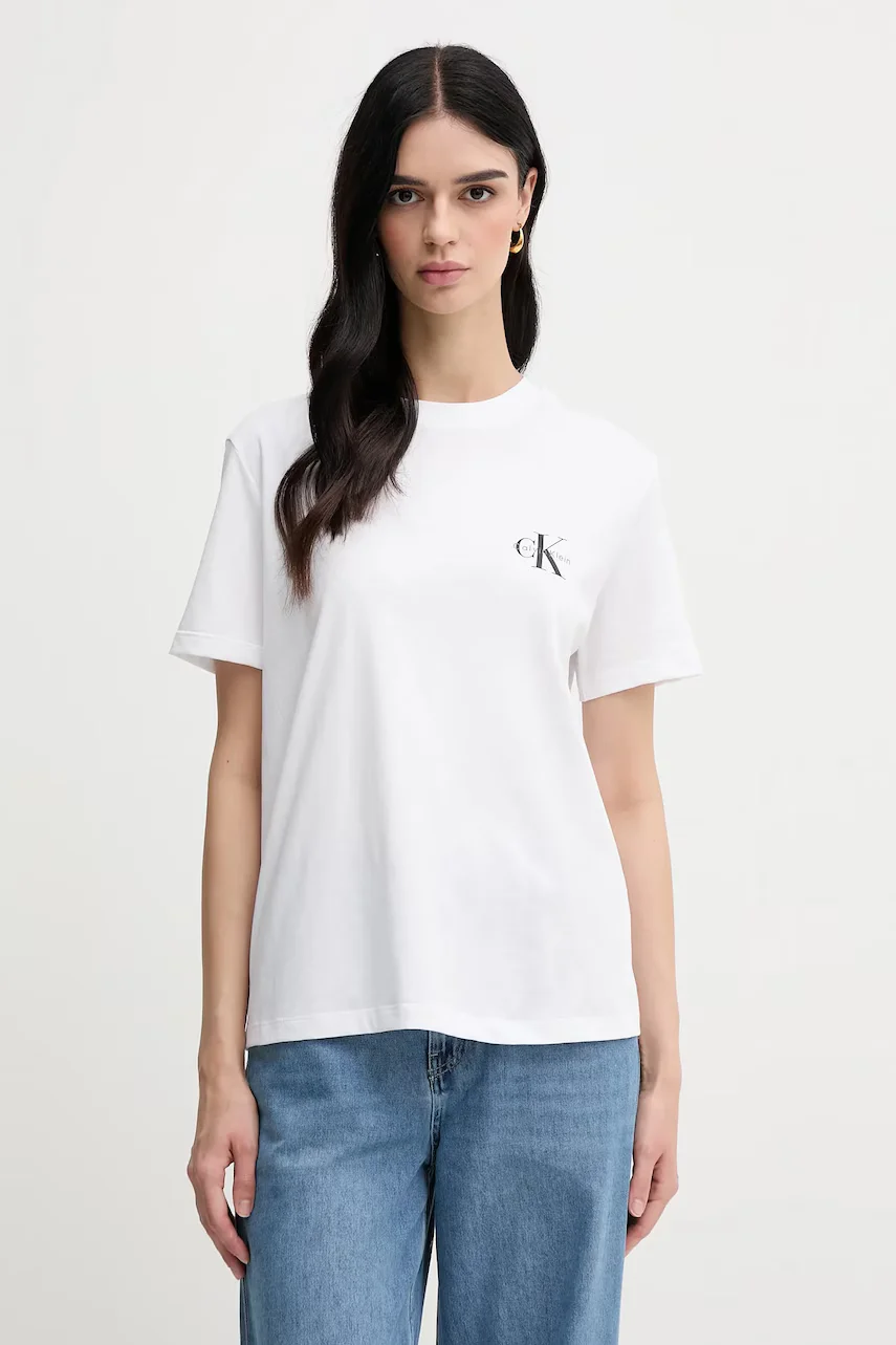 CALVIN KLEIN JEANS Памучна тениска
