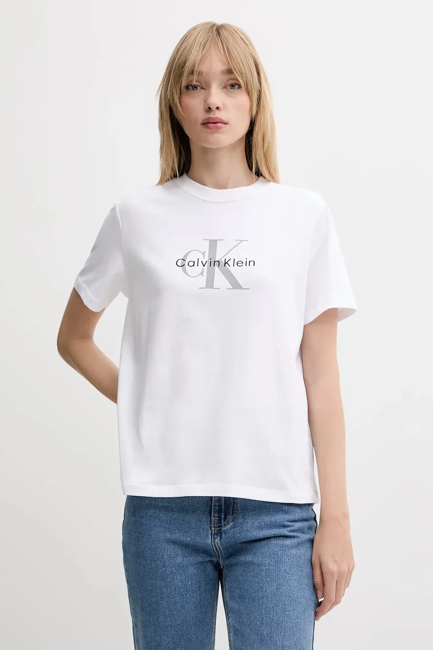 CALVIN KLEIN JEANS Памучна тениска