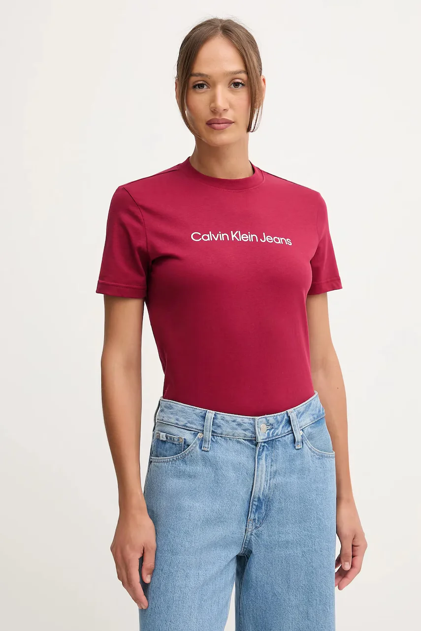 CALVIN KLEIN JEANS Памучна тениска
