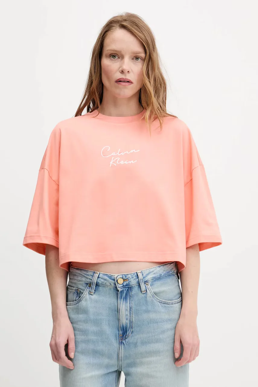 CALVIN KLEIN JEANS Памучна тениска