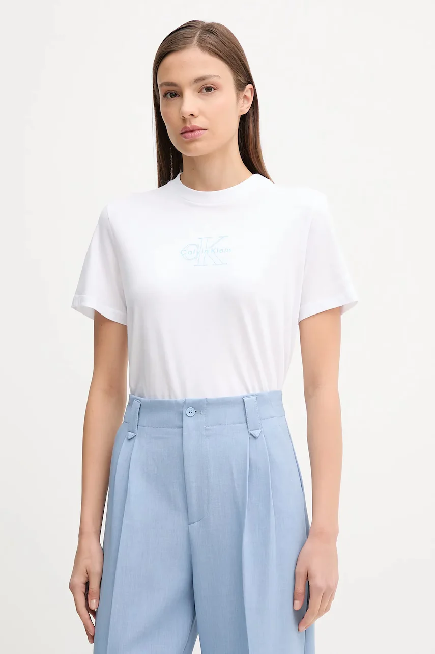 CALVIN KLEIN JEANS Памучна тениска