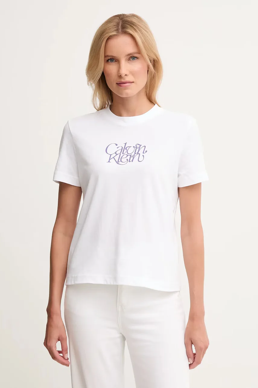 CALVIN KLEIN JEANS Памучна тениска