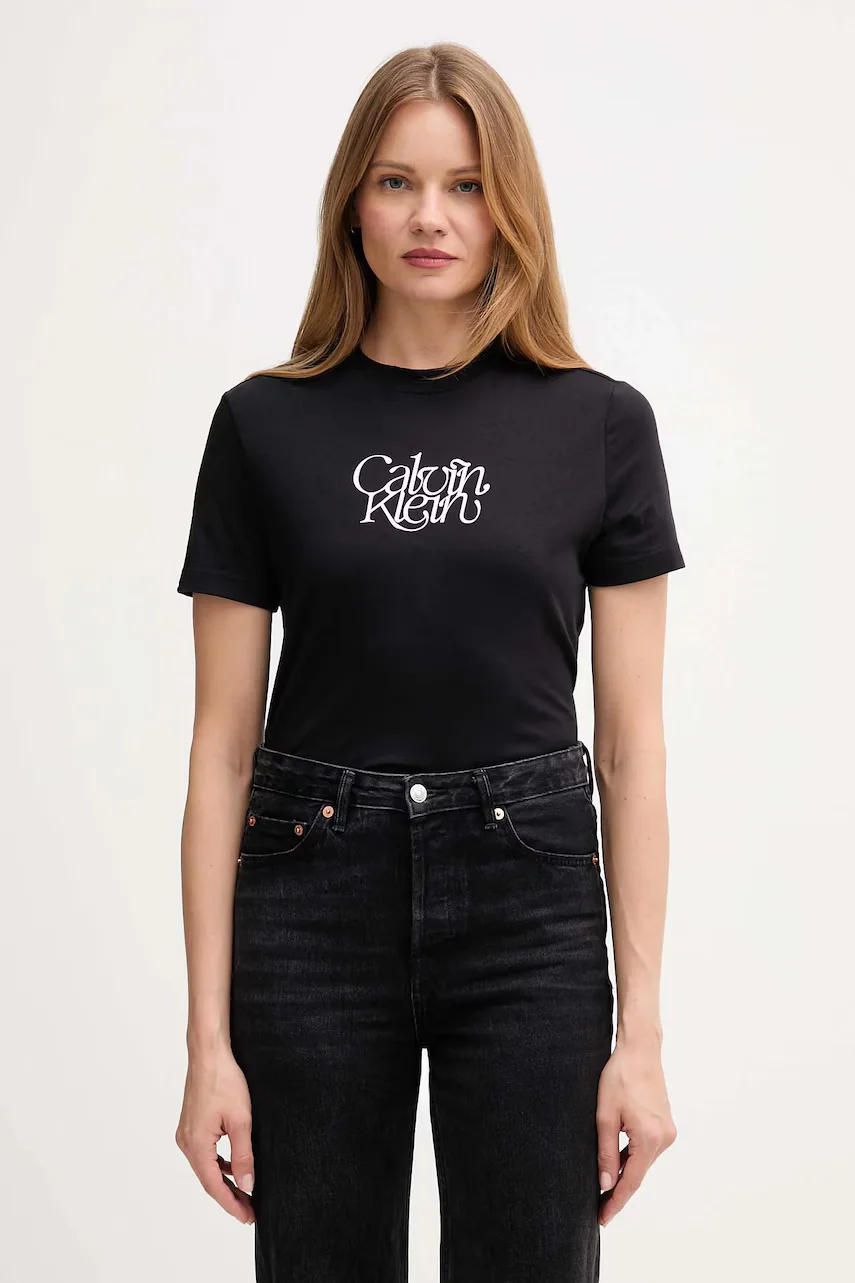 CALVIN KLEIN JEANS Памучна тениска