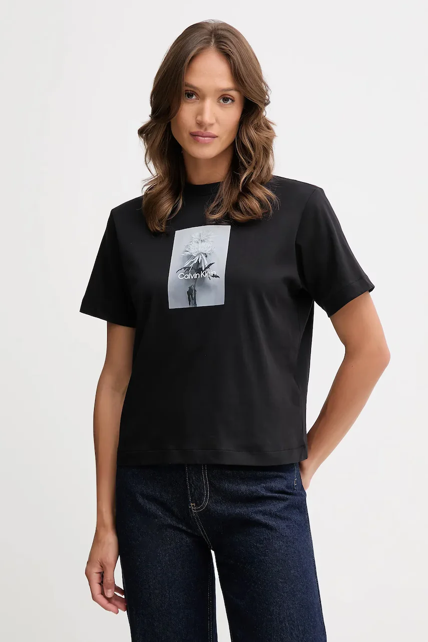 CALVIN KLEIN JEANS Памучна тениска