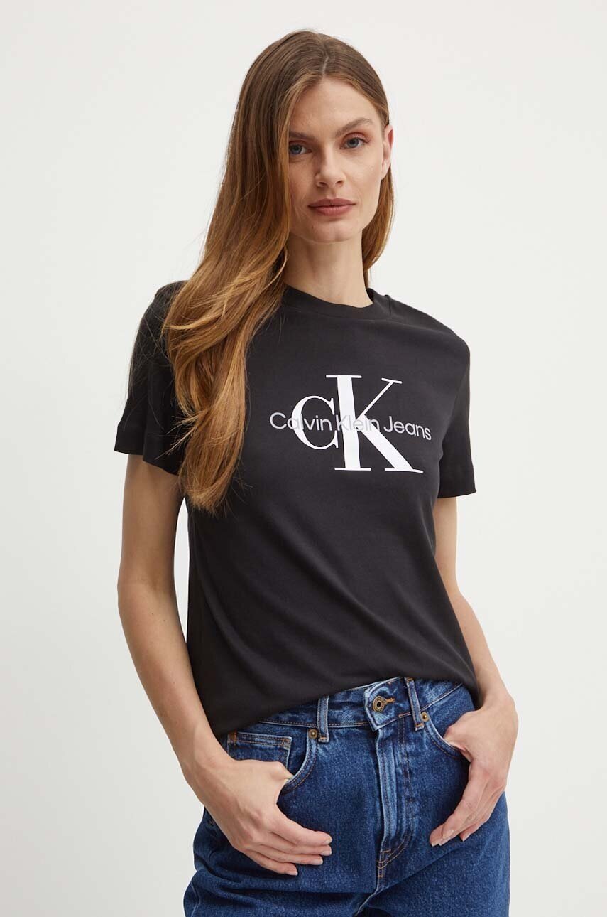 CALVIN KLEIN JEANS Памучна тениска