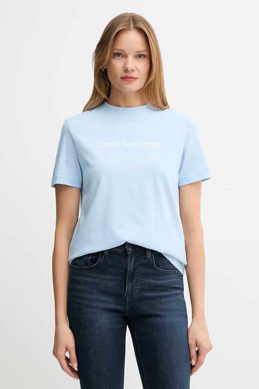 CALVIN KLEIN JEANS Памучна тениска