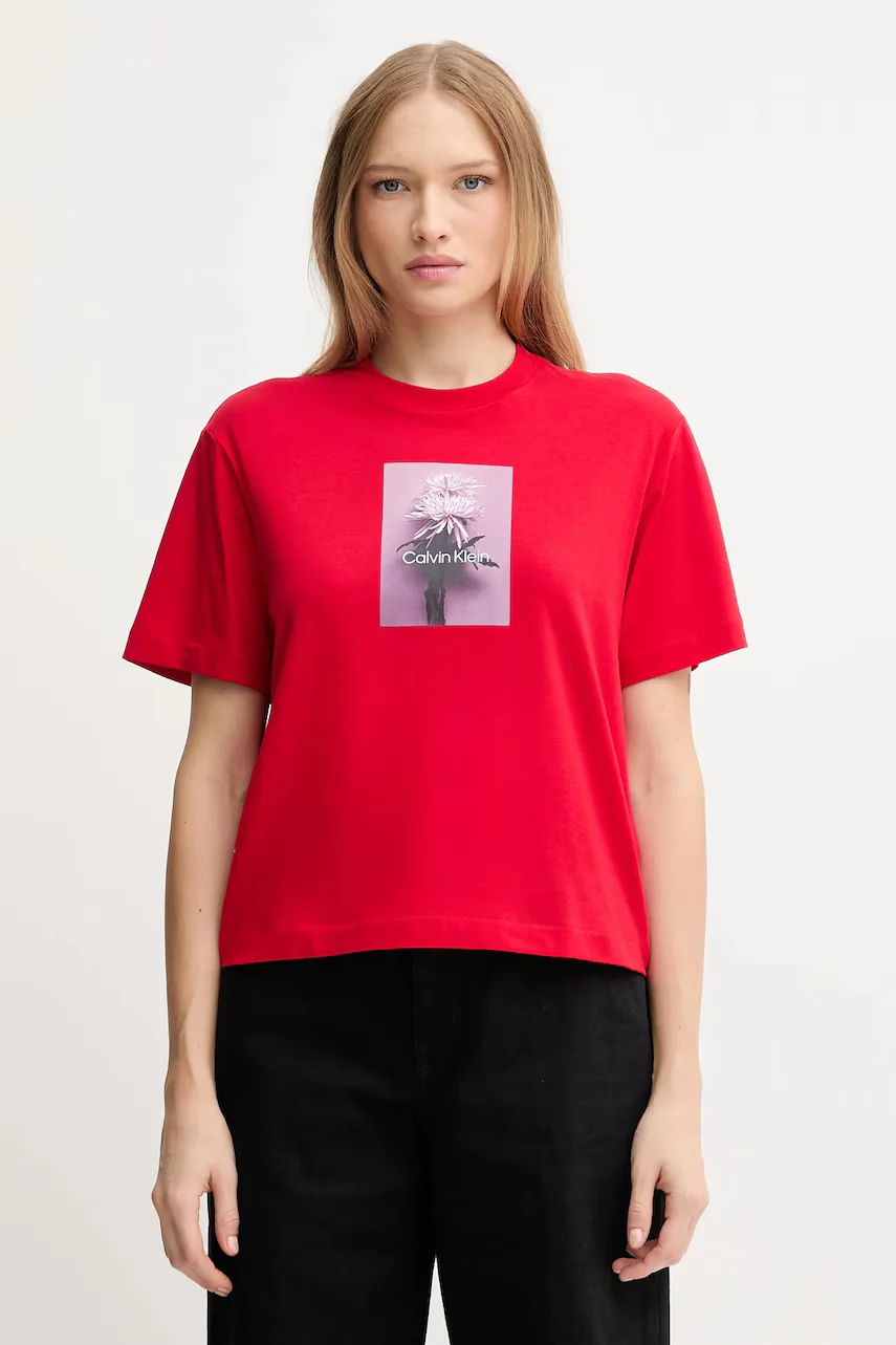 CALVIN KLEIN JEANS Памучна тениска