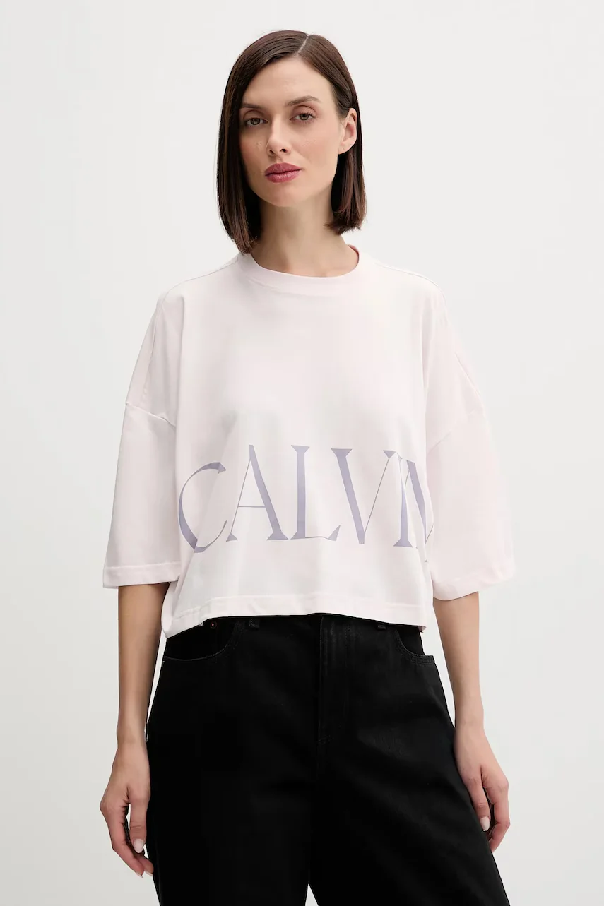 CALVIN KLEIN JEANS Памучна тениска