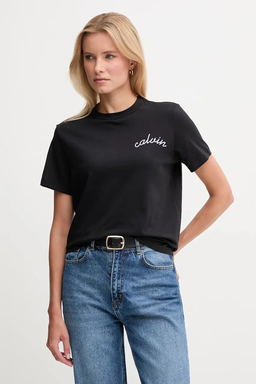 CALVIN KLEIN JEANS Памучна тениска