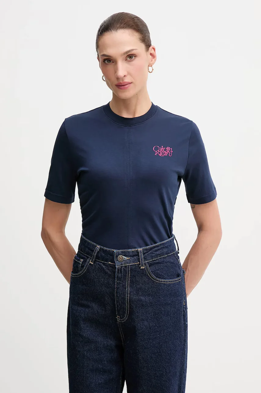 CALVIN KLEIN JEANS Памучна тениска