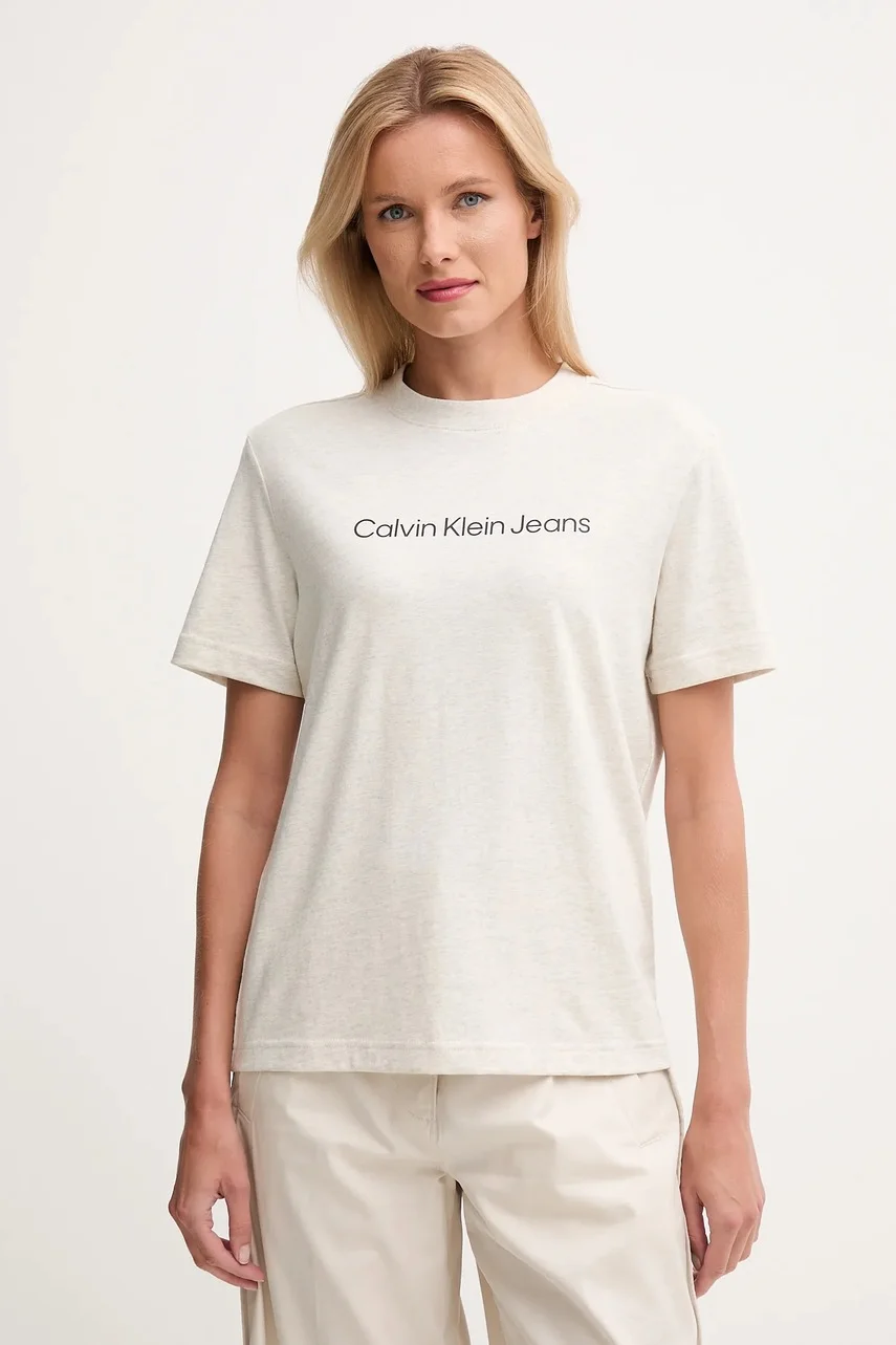 CALVIN KLEIN JEANS Памучна тениска