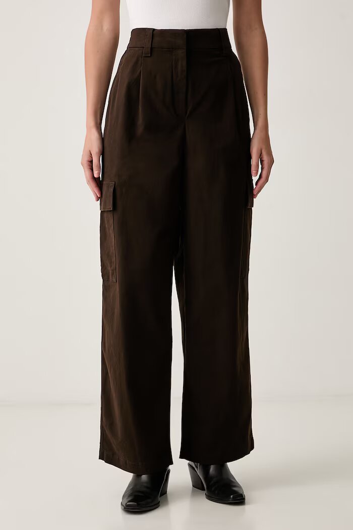 CALVIN KLEIN JEANS панталон дамски с памук черен с висока талия LV047F623G
