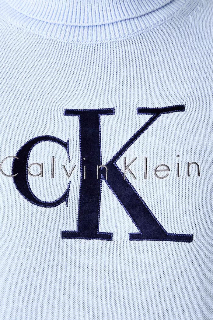 CALVIN KLEIN JEANS поло дамско от памук синьо LV047H329G