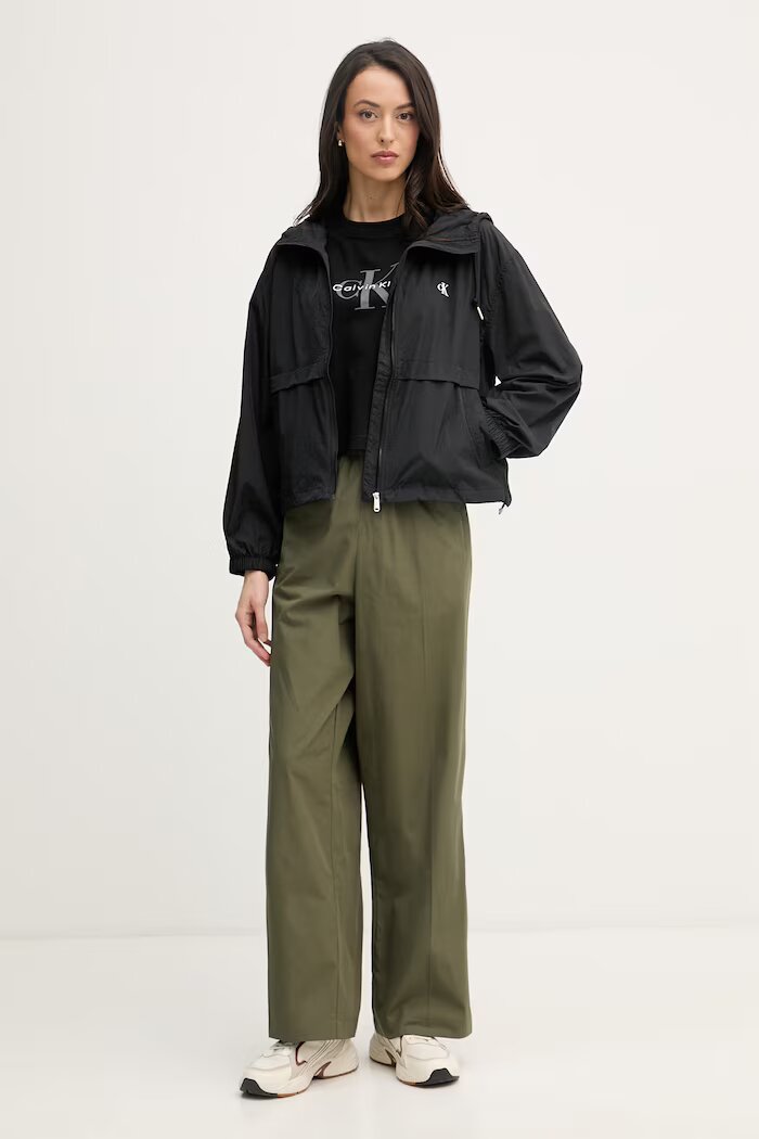 CALVIN KLEIN JEANS преходно яке дамско черно LV047F507G