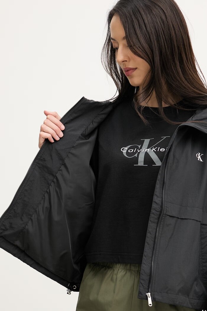 CALVIN KLEIN JEANS преходно яке дамско черно LV047F507G