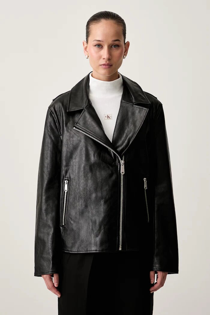 CALVIN KLEIN JEANS преходно яке дамско черно LV047G515G