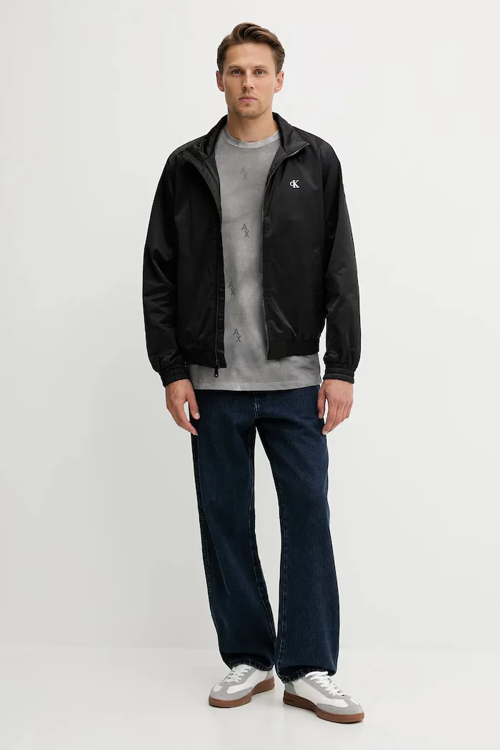 CALVIN KLEIN JEANS преходно яке мъжко черно LV04RC516G