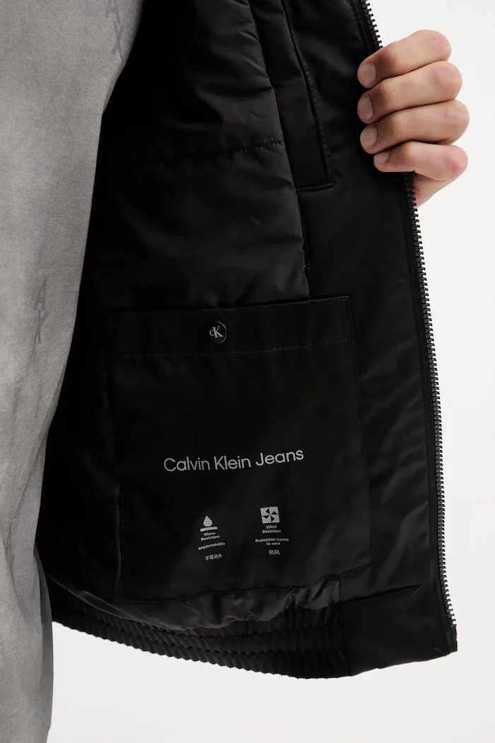 CALVIN KLEIN JEANS преходно яке мъжко черно LV04RC516G