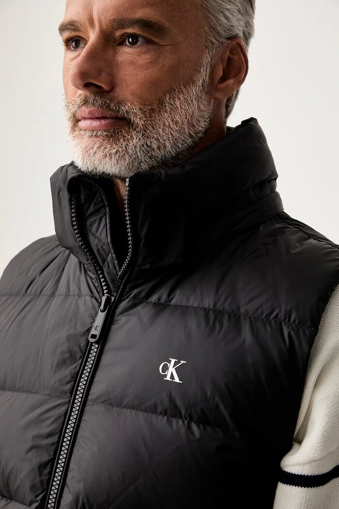 CALVIN KLEIN JEANS пухен елек мъжки черен LV04RG514G