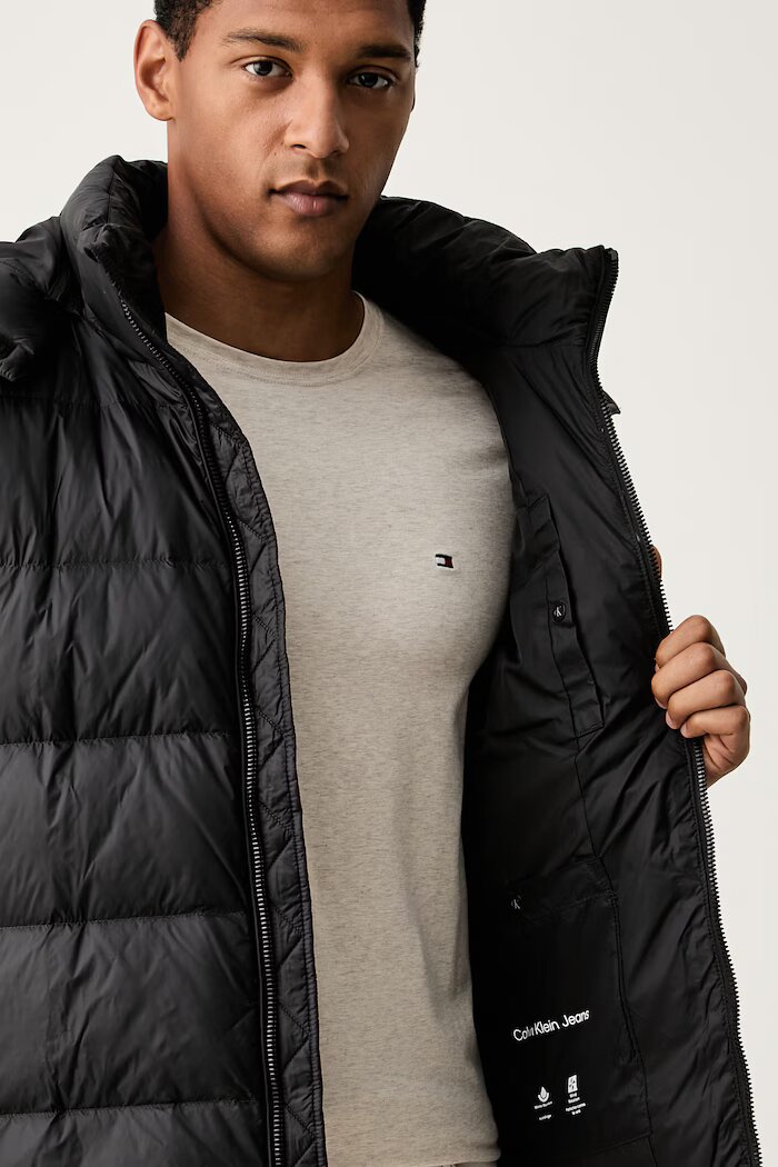 CALVIN KLEIN JEANS пухено яке мъжко черно LV04RG515G