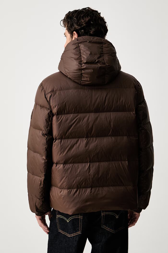 CALVIN KLEIN JEANS пухено яке мъжко кафяво LV04RG515G