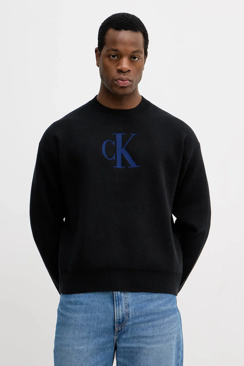 CALVIN KLEIN JEANS Пуловер с кашмир