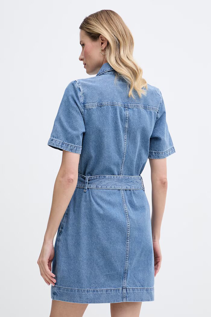 CALVIN KLEIN JEANS рокля от деним синя LV047G738G