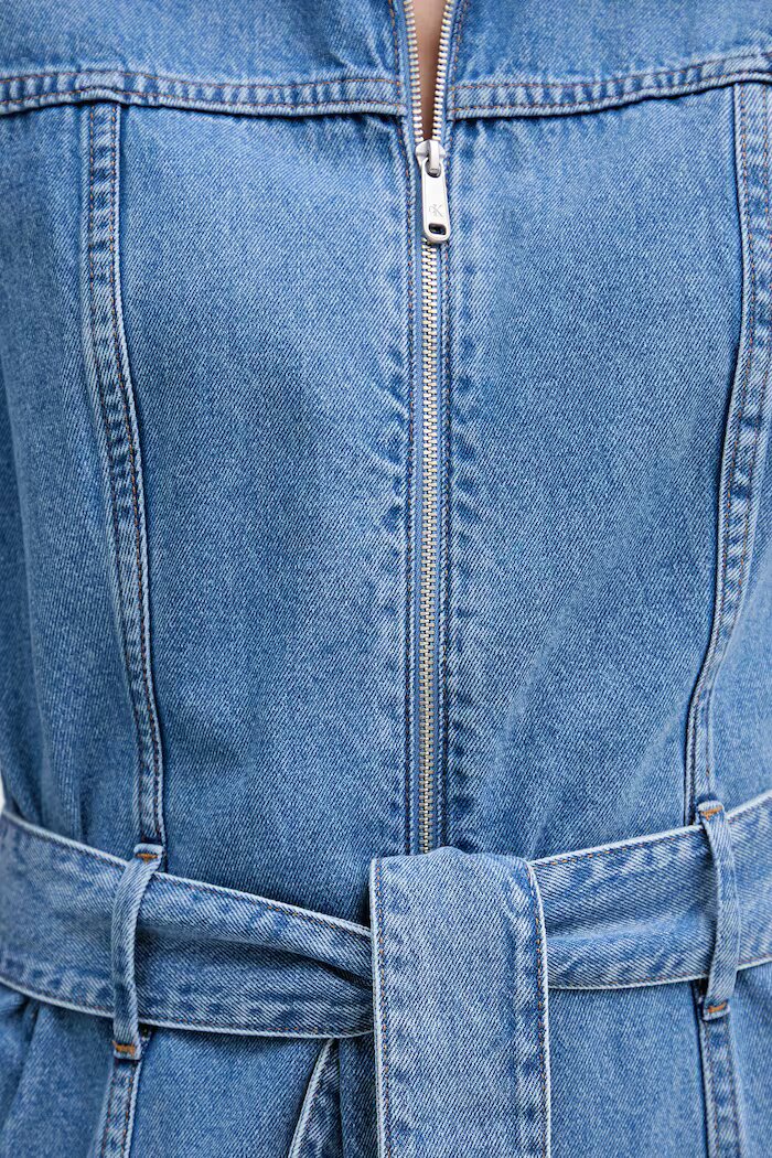 CALVIN KLEIN JEANS рокля от деним синя LV047G738G