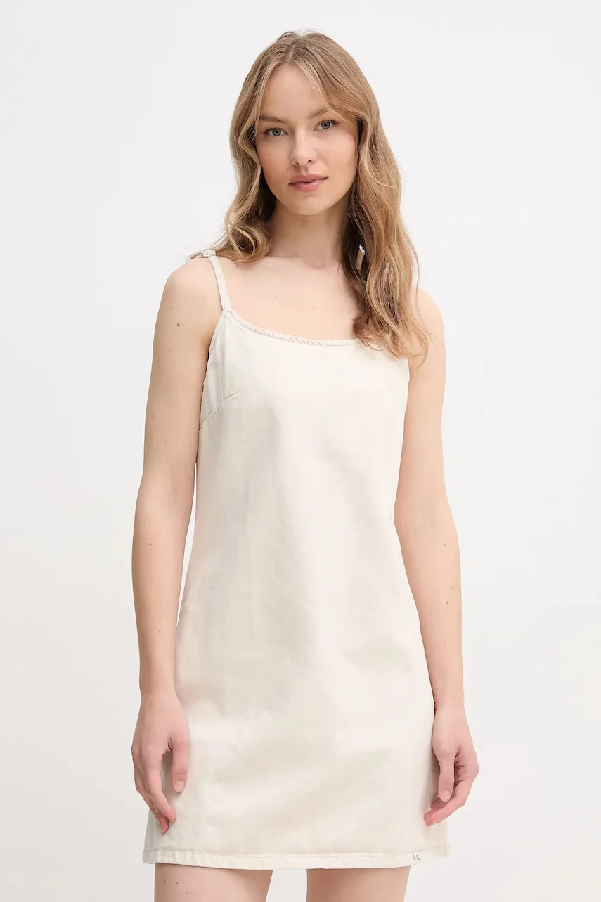 CALVIN KLEIN JEANS Рокля с лен