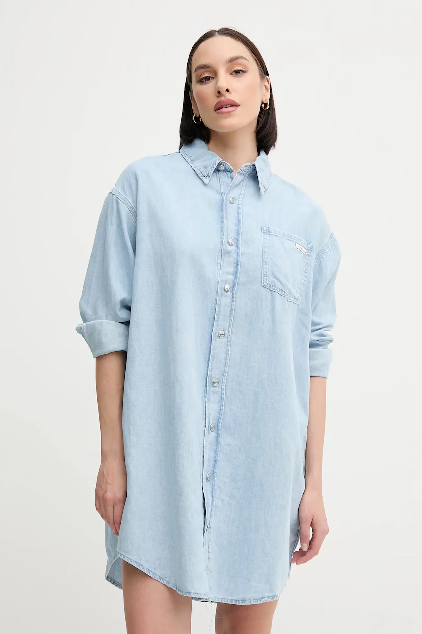 CALVIN KLEIN JEANS Рокля с лен