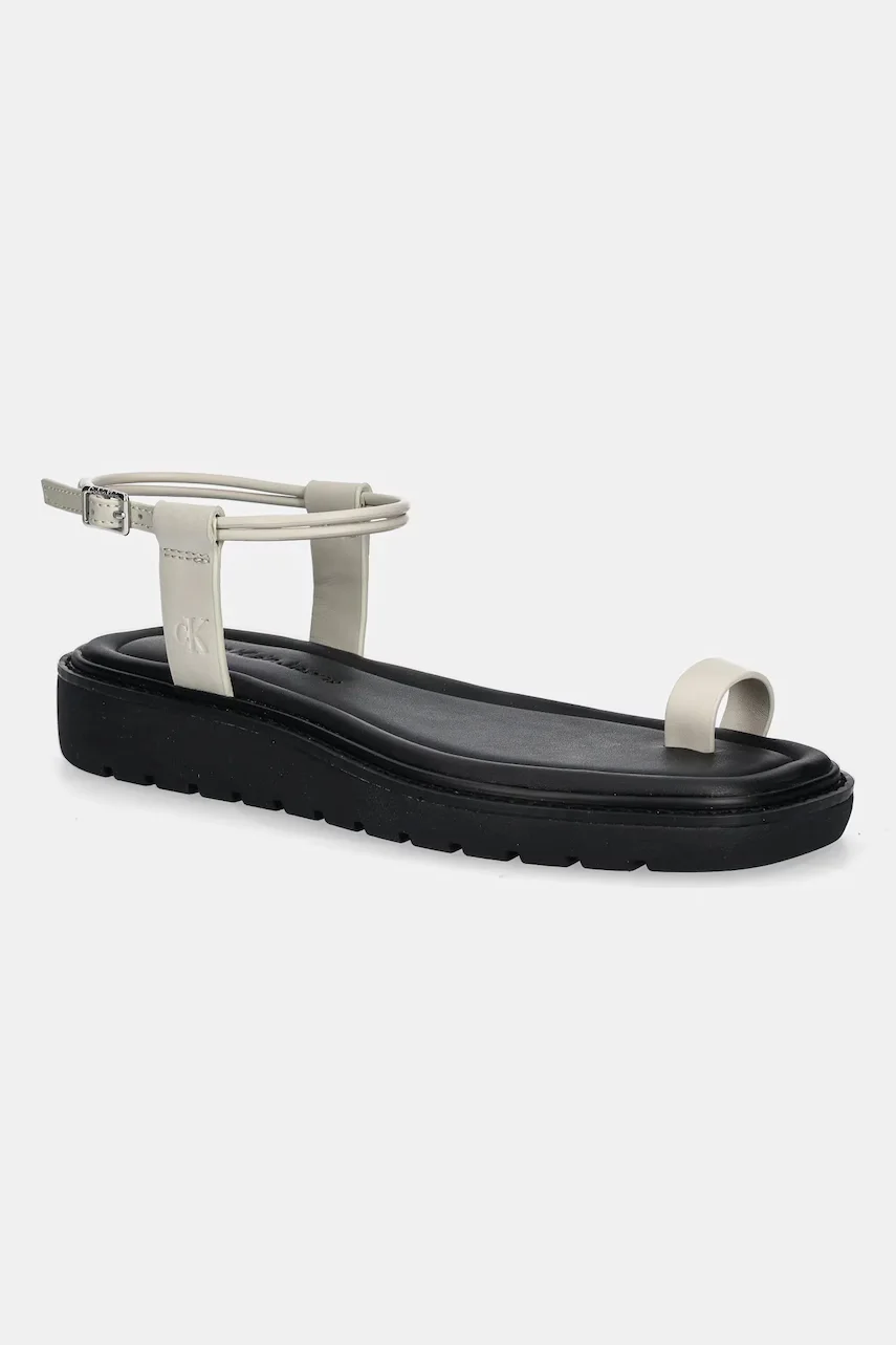 CALVIN KLEIN JEANS Сандали ROPE TOE POST SANDAL LTH MG