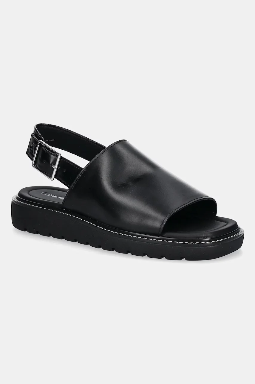 CALVIN KLEIN JEANS Сандали SQ MOLDED SANDAL SLING MG LTH