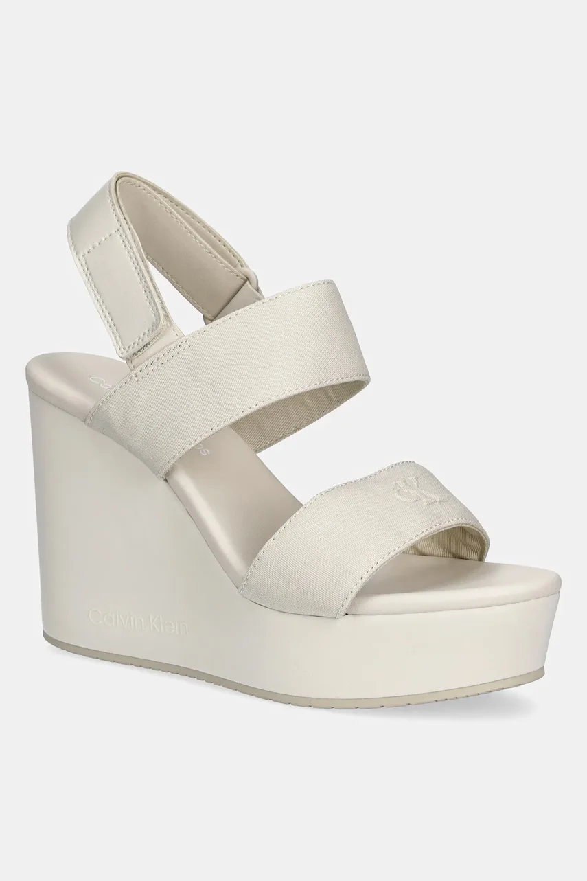 CALVIN KLEIN JEANS Сандали WEDGE SANDAL WEBBING IN