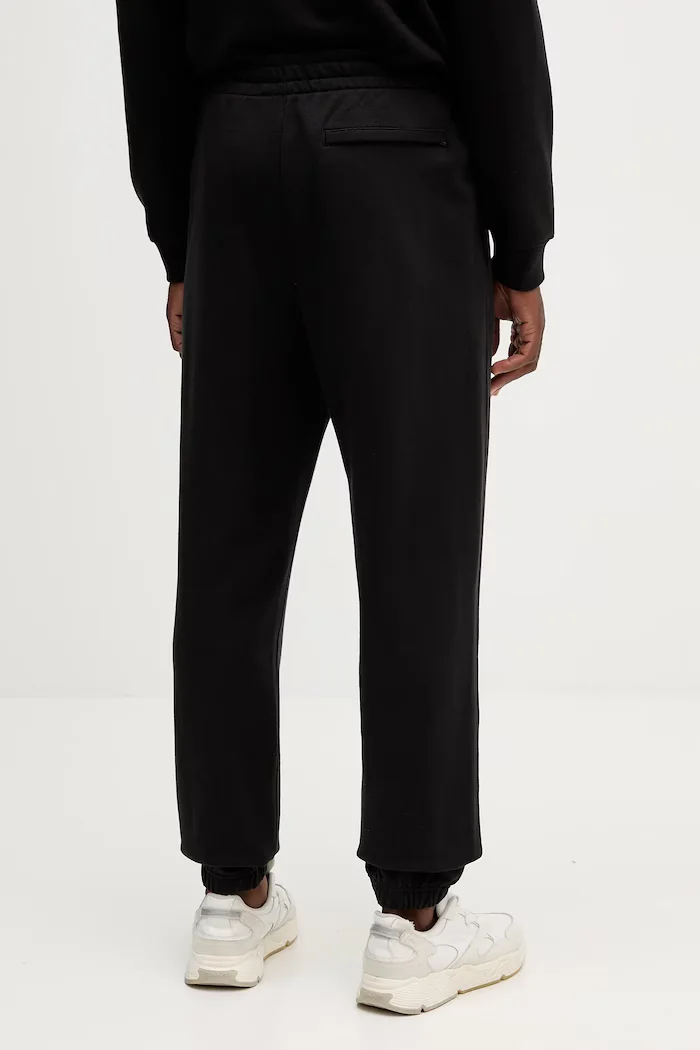 CALVIN KLEIN JEANS спортен панталон мъжки от памук черен LV04RD241G