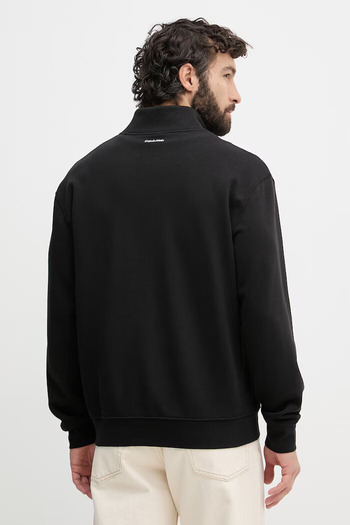 CALVIN KLEIN JEANS суичър мъжки от памук черен LV04RF293G