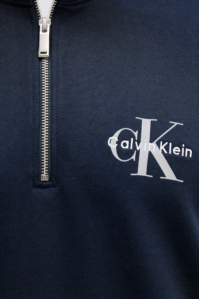 CALVIN KLEIN JEANS суичър мъжки от памук тъмносин LV04RD244G