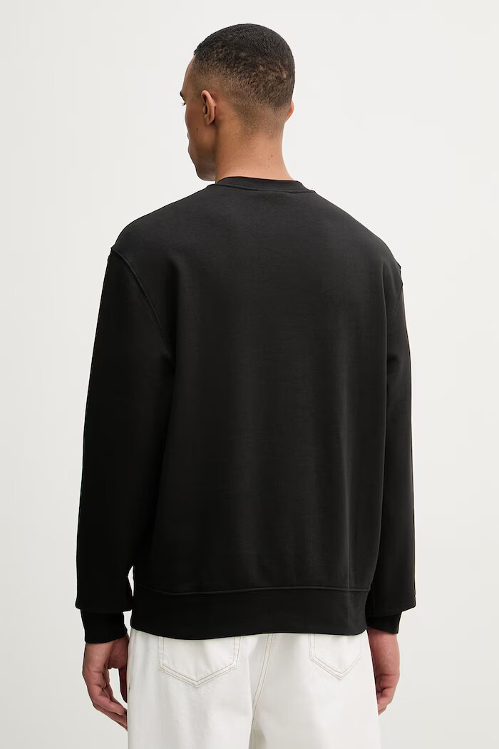CALVIN KLEIN JEANS суичър мъжки памучен черен LV04RF233G