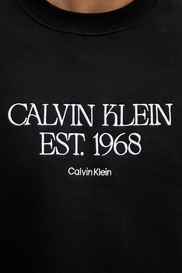 CALVIN KLEIN JEANS суичър мъжки памучен черен LV04RF233G