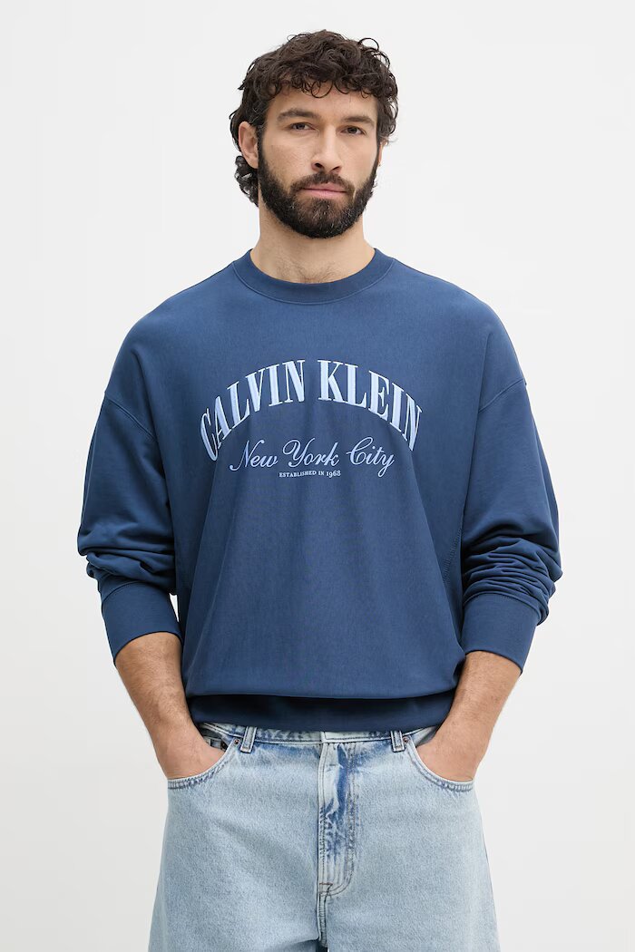 CALVIN KLEIN JEANS суичър мъжки син LV04RF244G