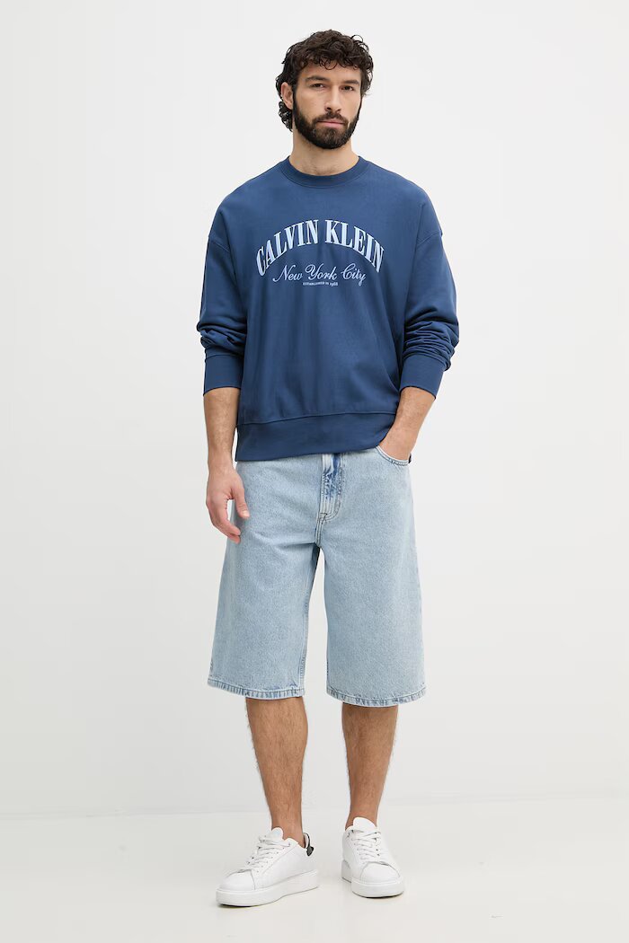 CALVIN KLEIN JEANS суичър мъжки син LV04RF244G