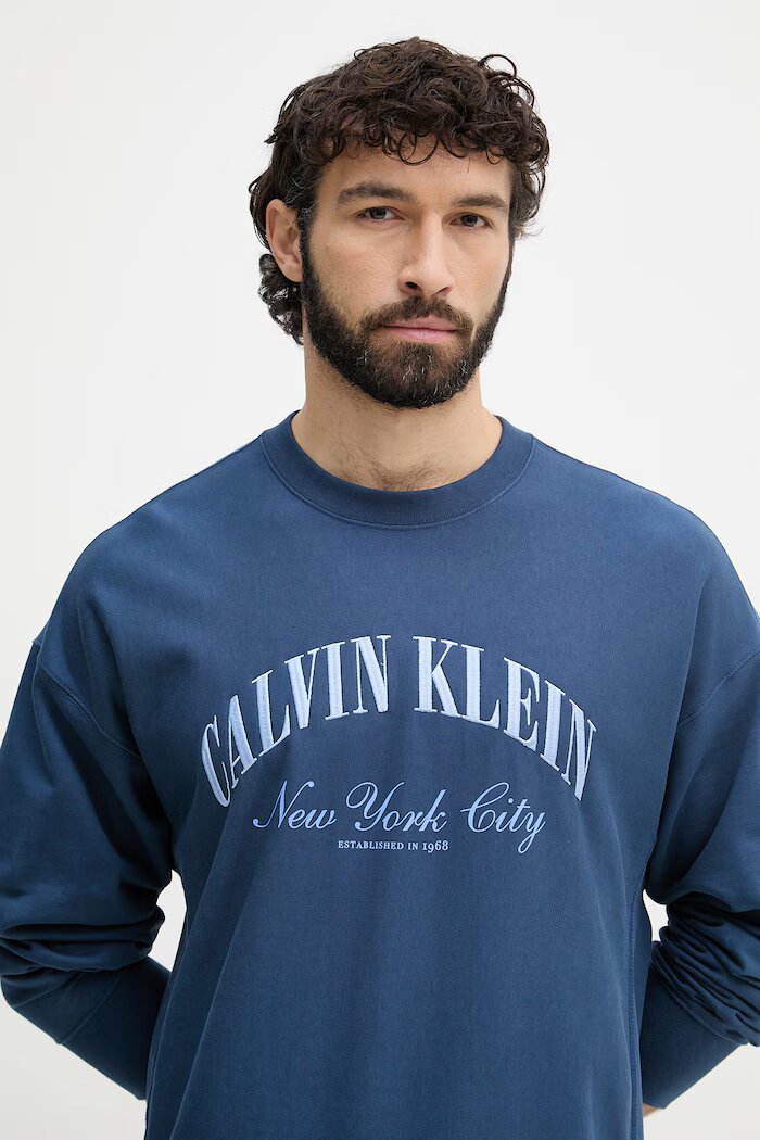 CALVIN KLEIN JEANS суичър мъжки син LV04RF244G