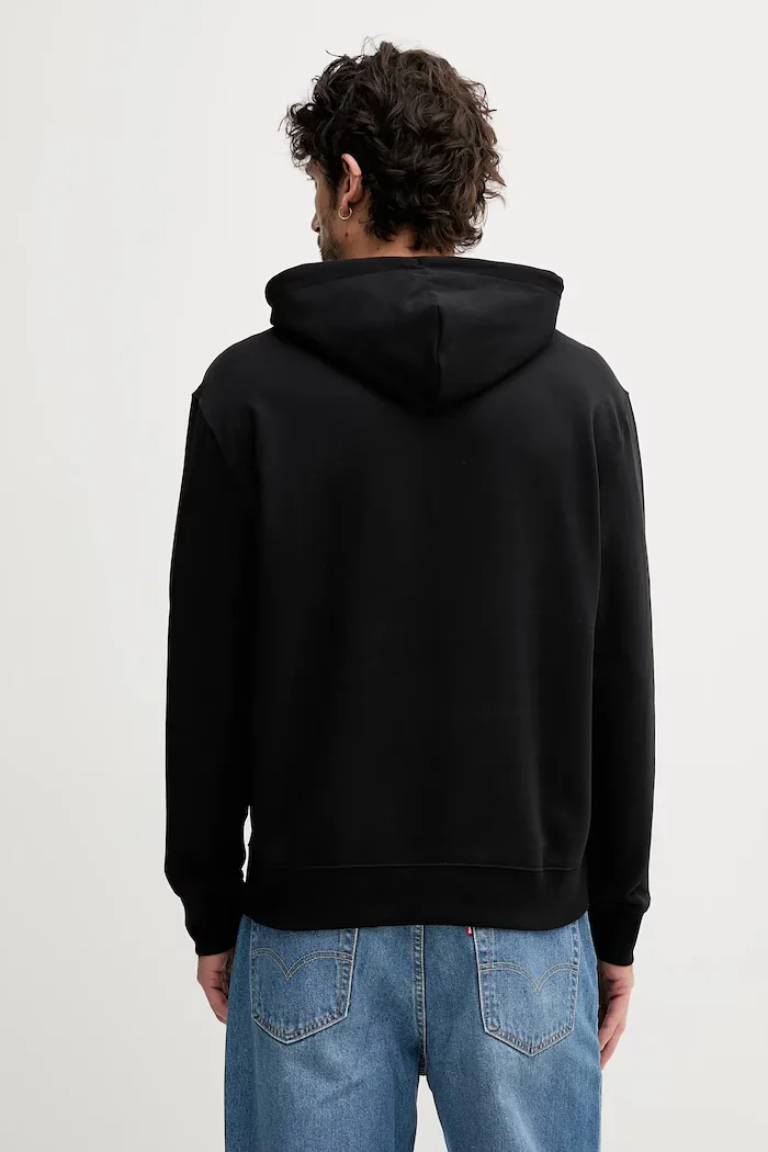 CALVIN KLEIN JEANS Суичър с качулка мъжки от памук черен LV04RC274G