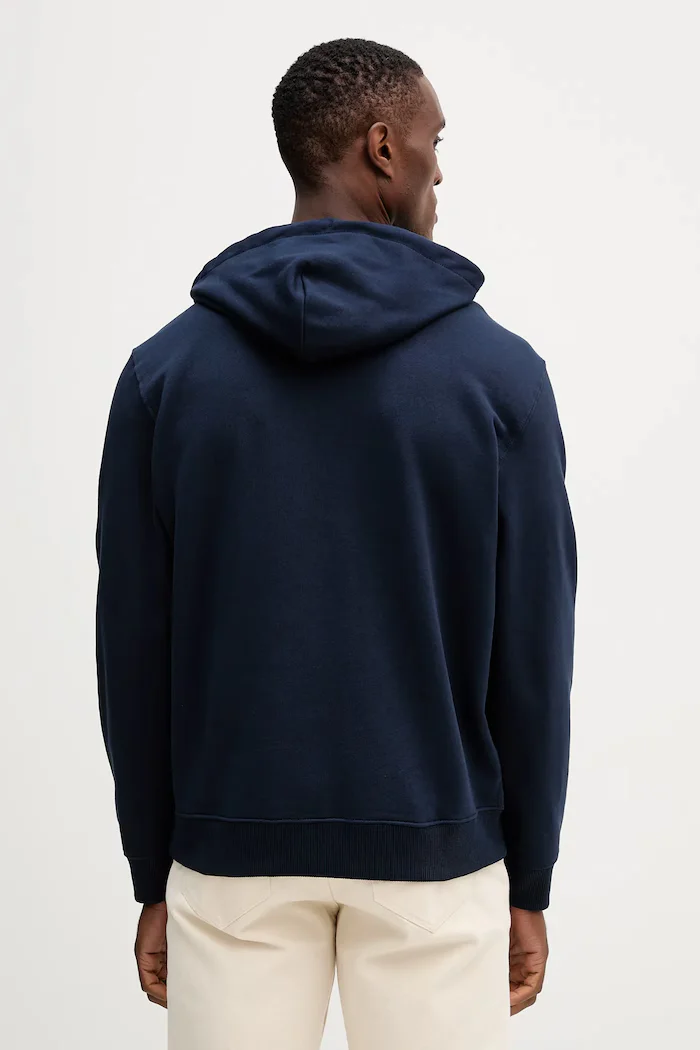 CALVIN KLEIN JEANS Суичър с качулка мъжки от памук тъмносин LV04RC297G
