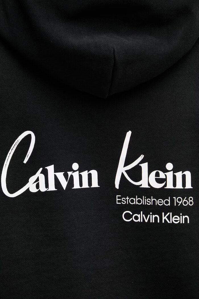 CALVIN KLEIN JEANS Суичър с качулка мъжки памучен черен LV04RF234G