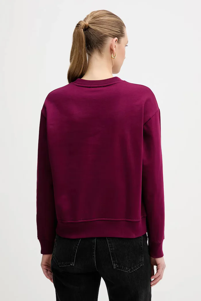 CALVIN KLEIN JEANS Суичър в лилаво с апликация LV047E825G